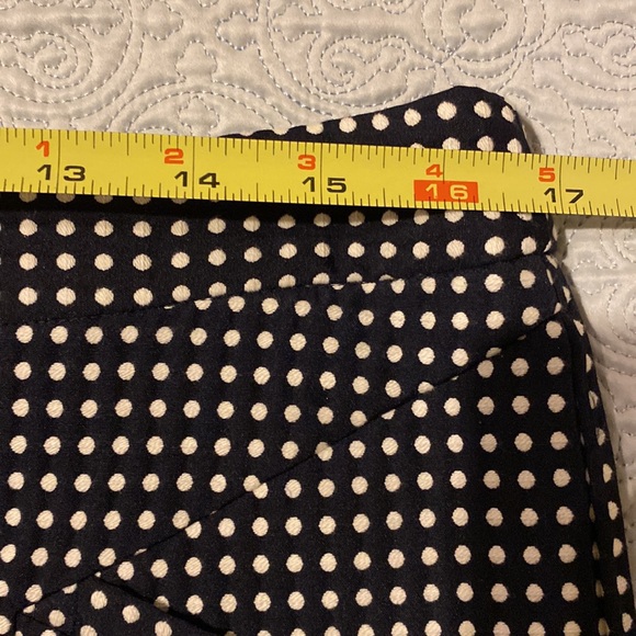 Front pleat polka dot skirt - Picture 5 of 6